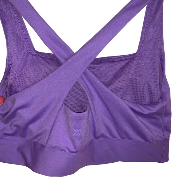 NWT All In Motion Light Purple Criss Cross Back Sports Bra Size Extra Large - Picture 3 of 5